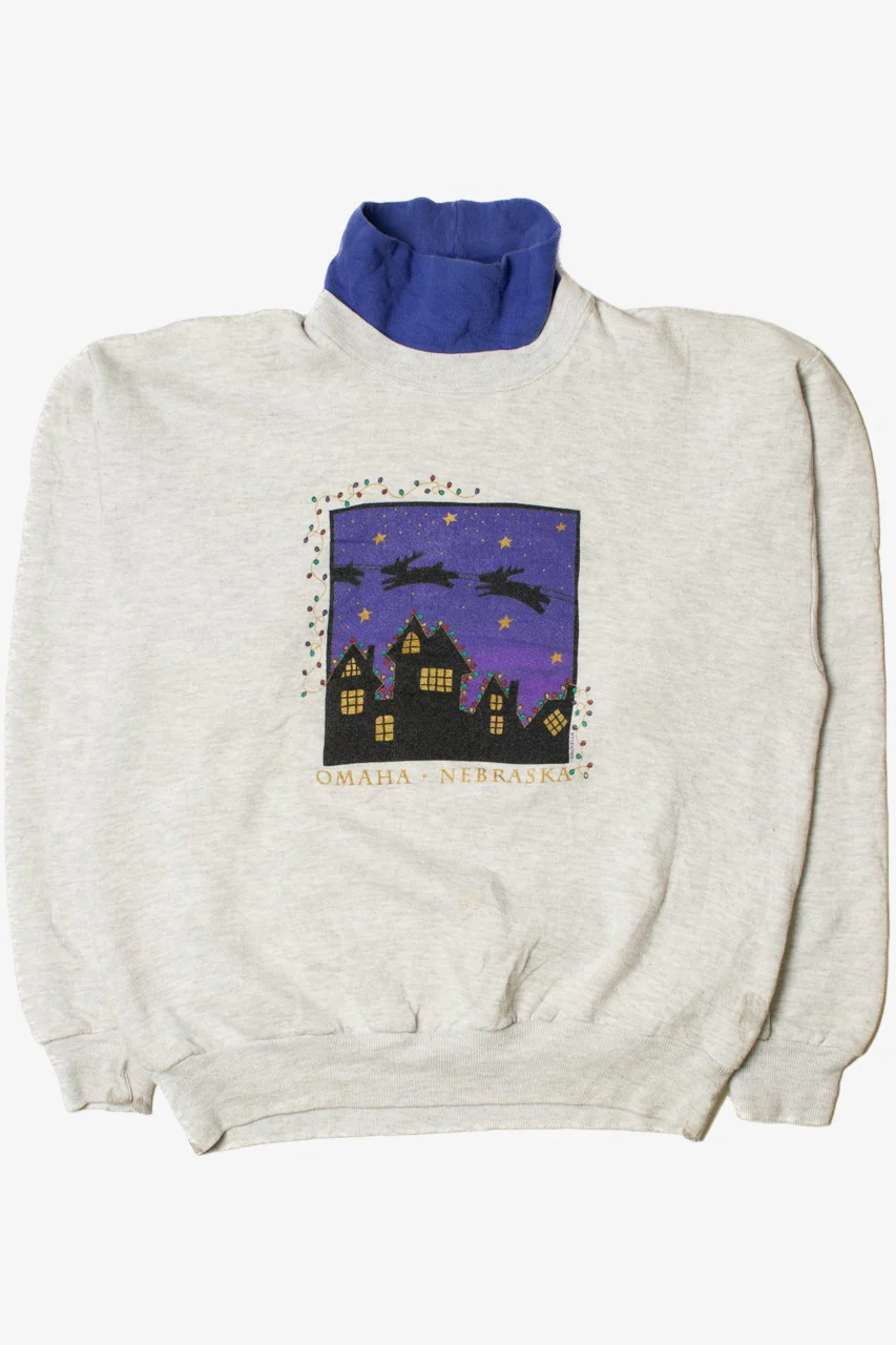 "Omaha Nebraska" Ugly Christmas Sweatshirt 62217