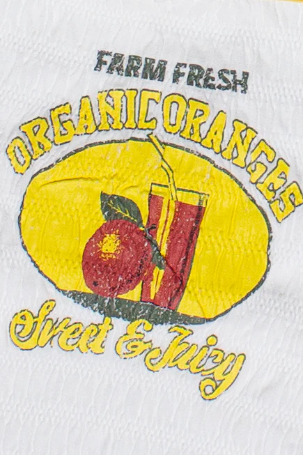 Organic Oranges Shirred Tank Top - Image 11