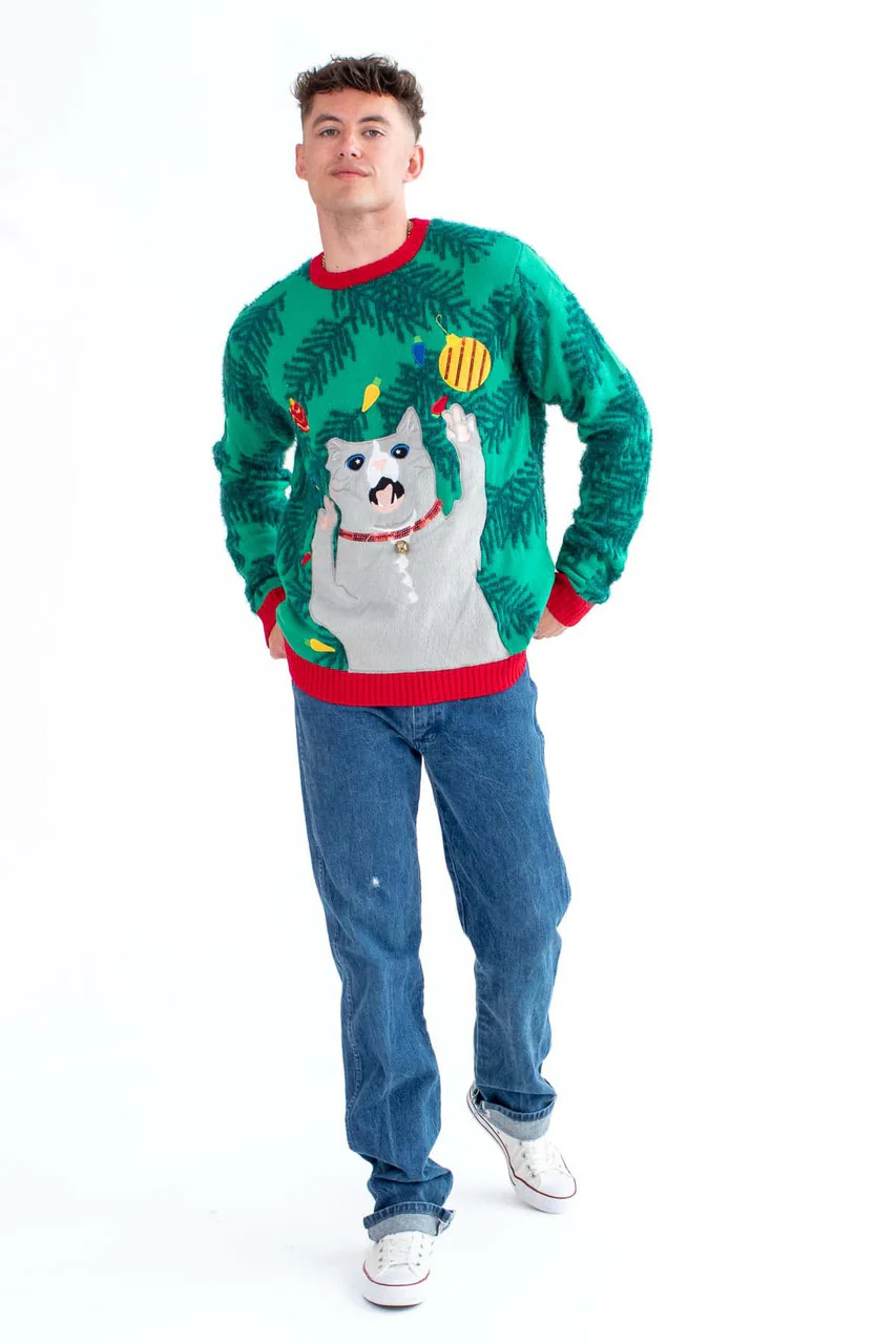 Ornament Kitty Christmas Sweater - Image 3