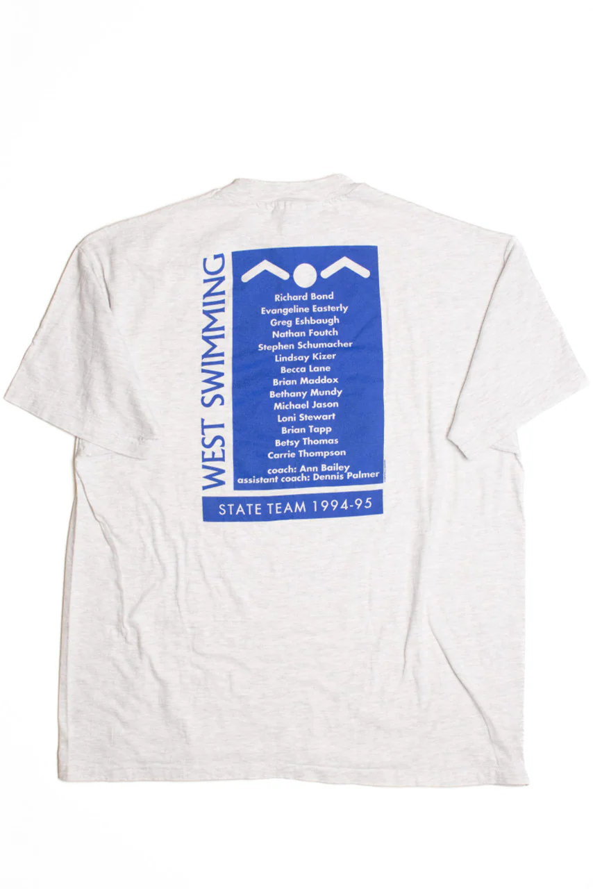 1994-95 West Swimming Team - Image 2