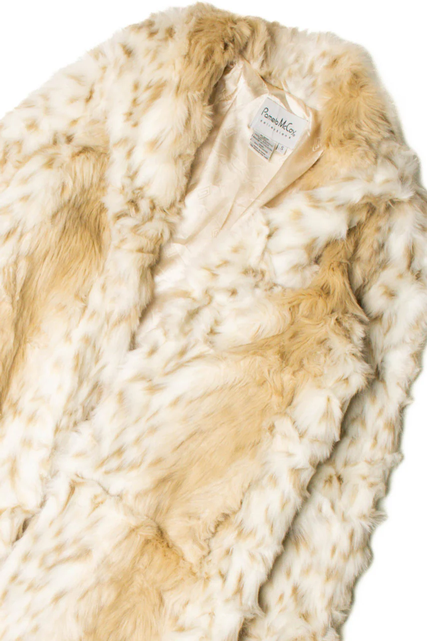 Pamela McCoy Faux Fur Coat