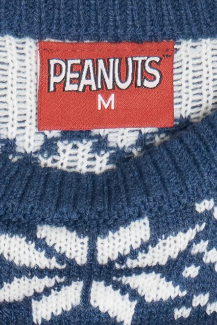 Peanuts Snoopy & Woodstock "Ho, Ho, Ho!" Ugly Christmas Pullover - Image 4