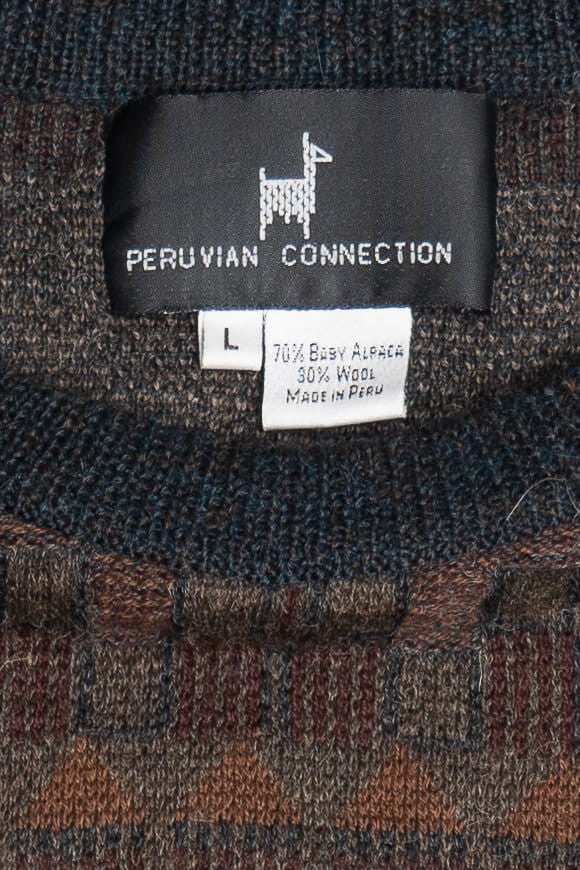 Peruvian Connection 80s Style Sweater - Image 3