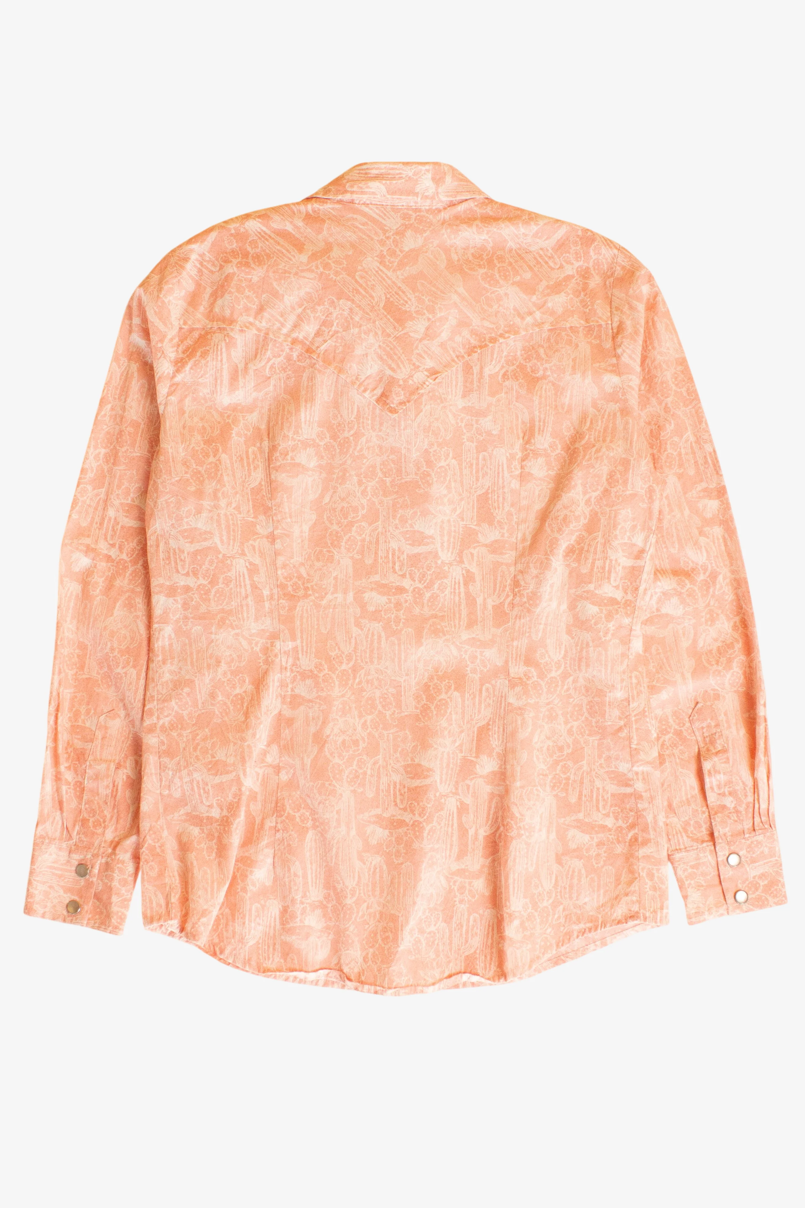 Pink Cacti Print Wrangler Button Up Shirt (2000s) - Image 5