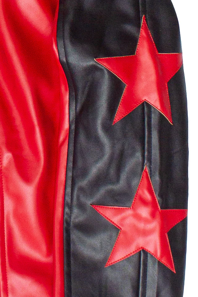 Pleather Stars Moto Jacket - Image 21