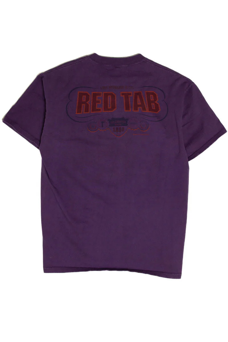 Plum Levi's Red Tab T-Shirt - Image 2