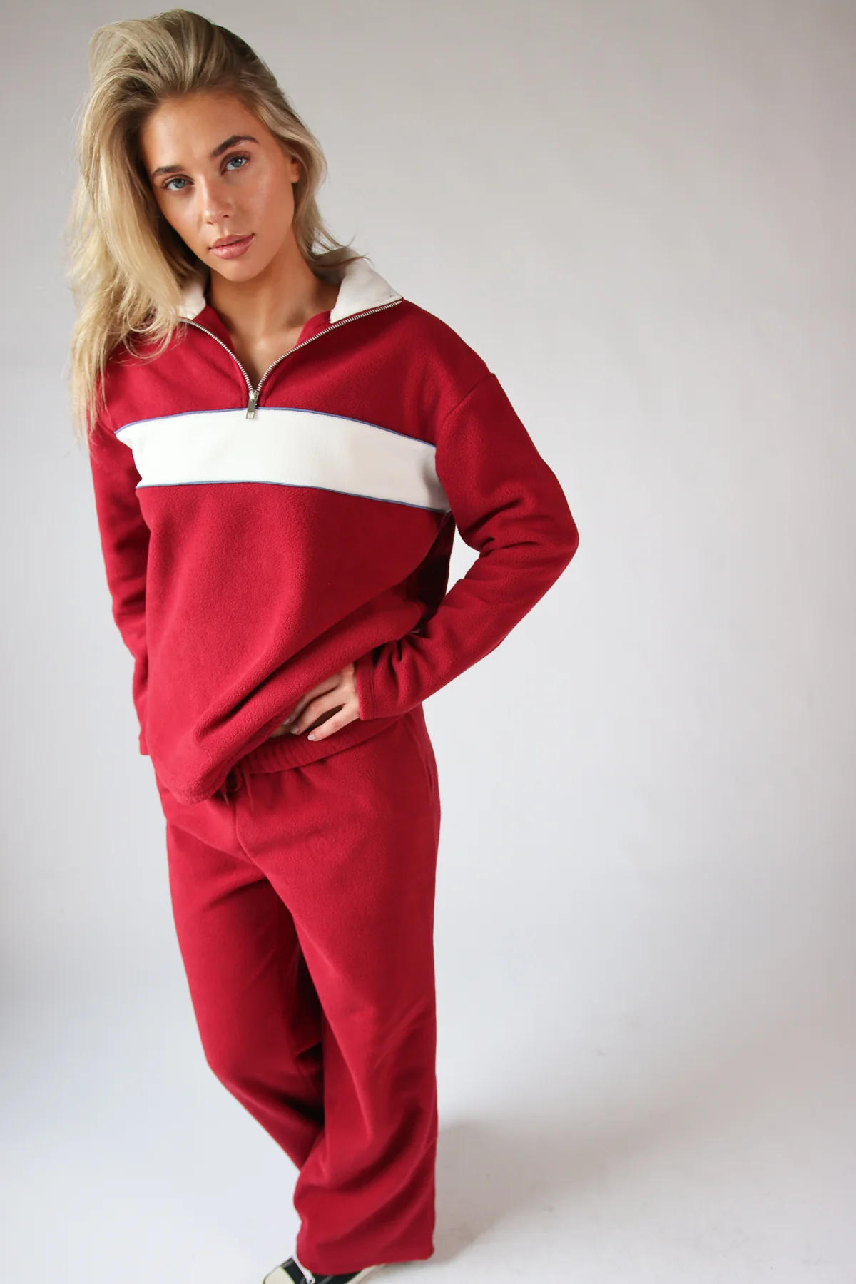 Polar Fleece Quarter Zip Sweatshirt - Image 4