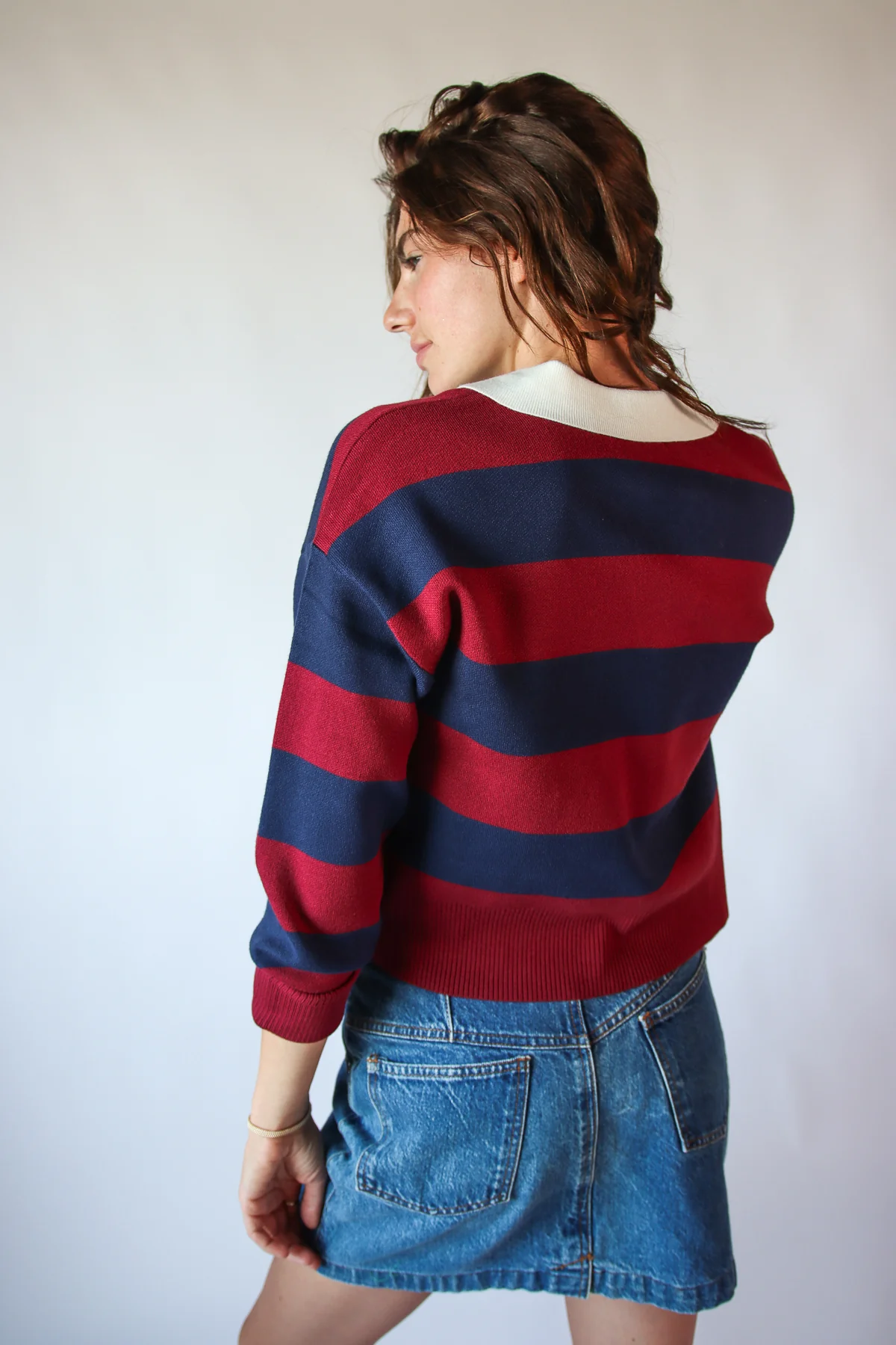 Polo Stripe Sweater - Image 7