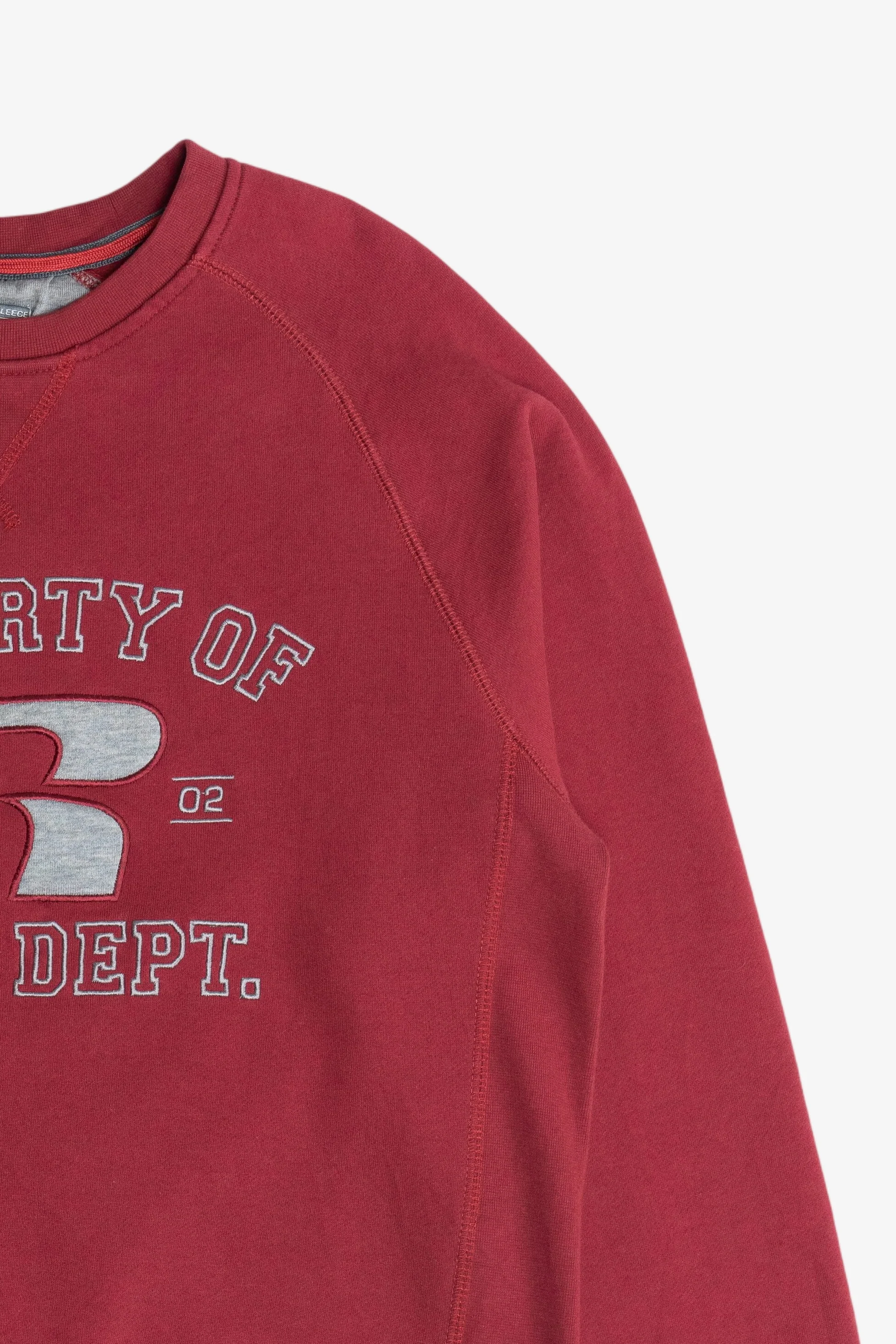 "Property Of Russell Ath. Dept." Embroidered Sweatshirt (2010s) - Image 7