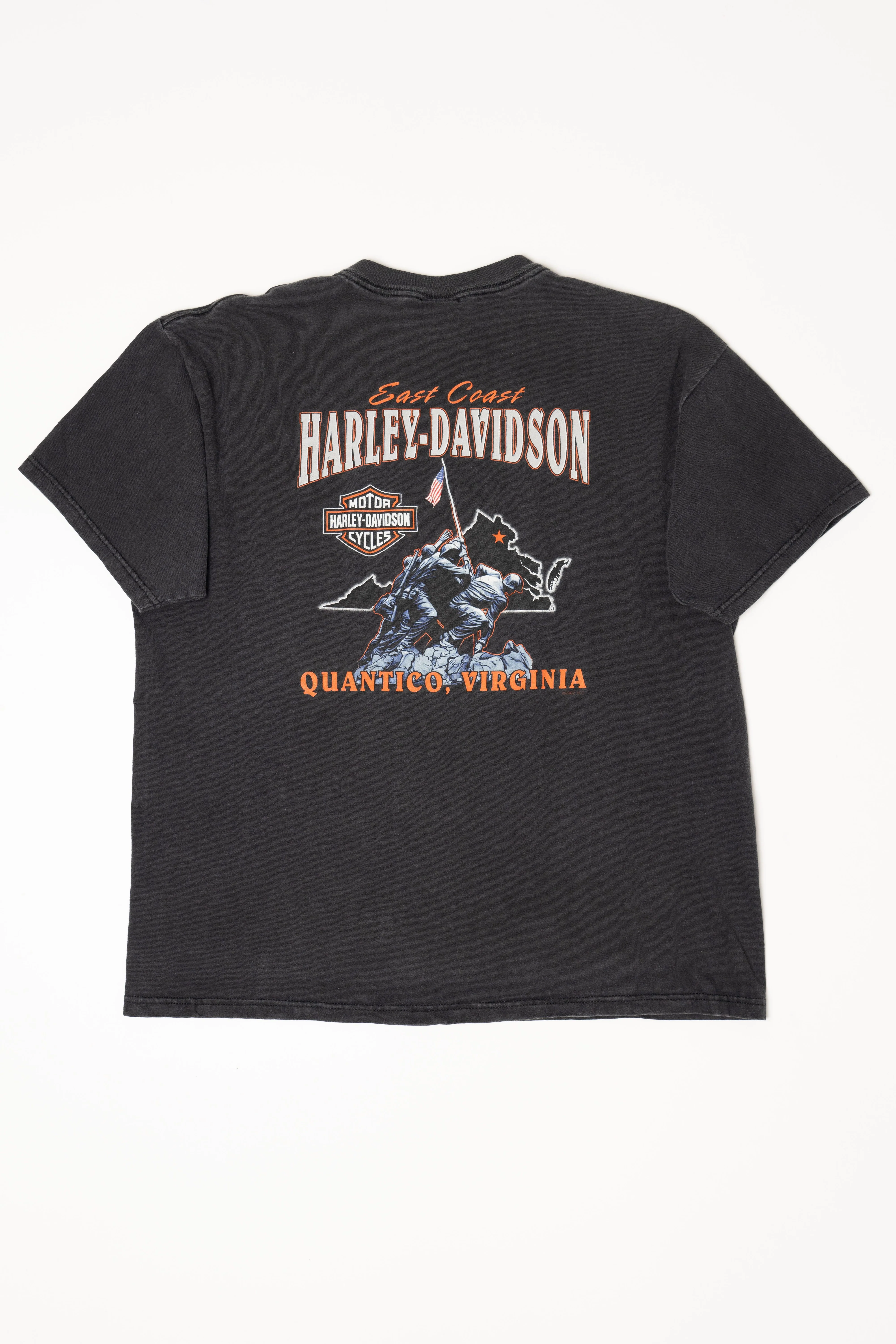 Quantico, Virginia East Coast Harley Davidson T-Shirt (2010s)