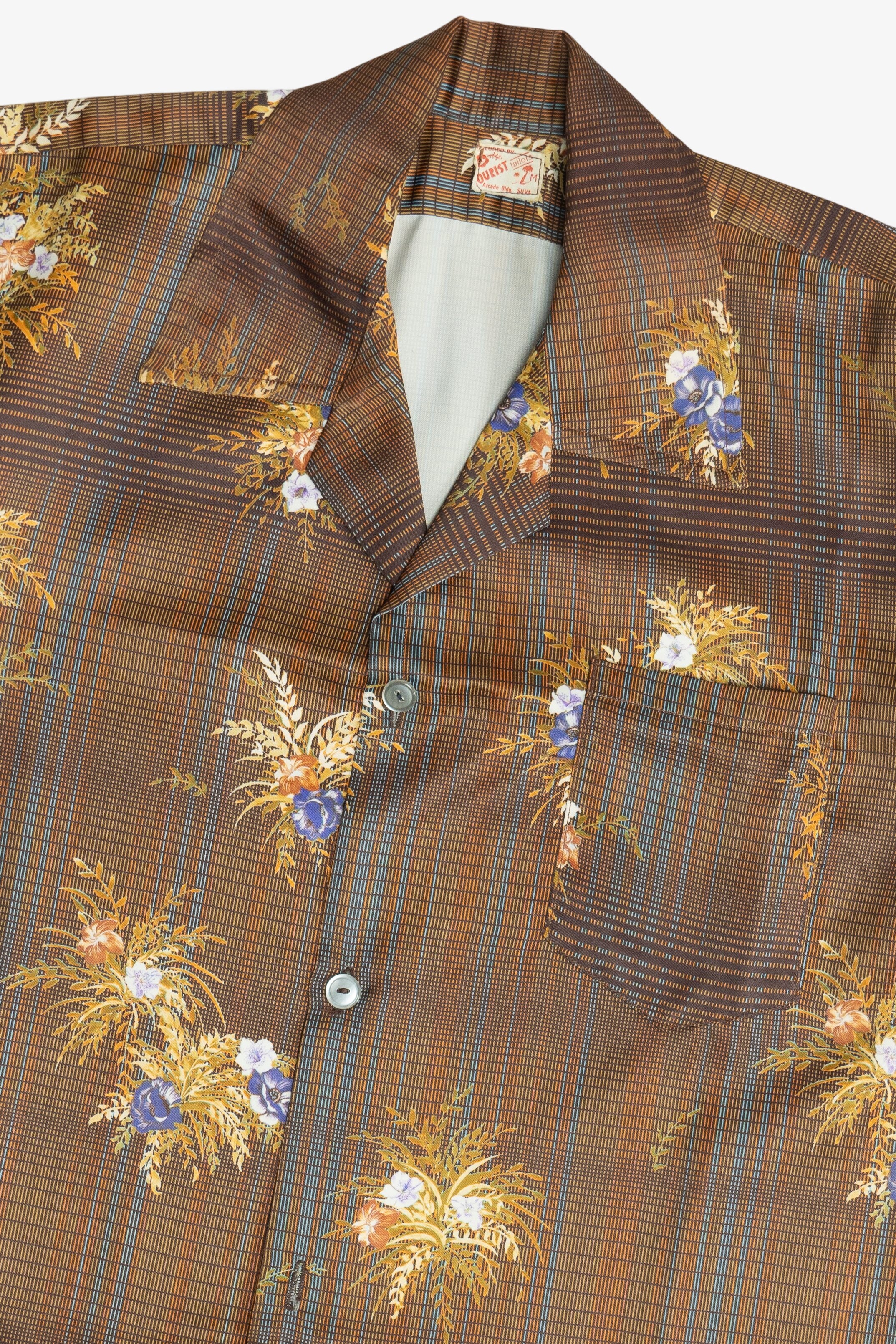 Rare Vintage Hawaiian Shirt Tourist Tailors 40/50s - Image 2
