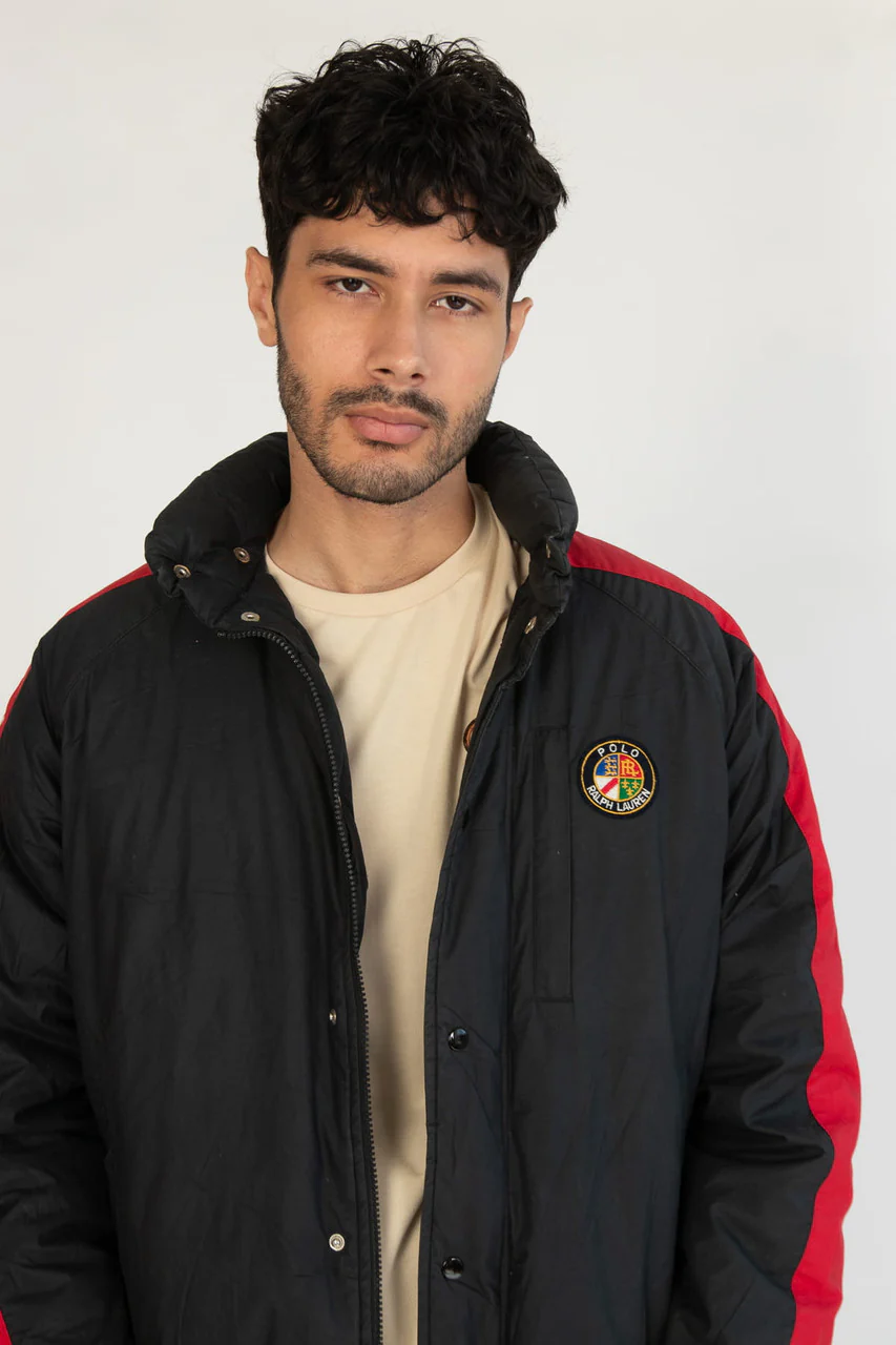 Rare Vintage Polo USA Cookie Patch Ski Jacket (1990s) - Image 3