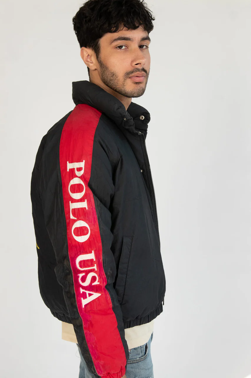 Rare Vintage Polo USA Cookie Patch Ski Jacket (1990s) - Image 4