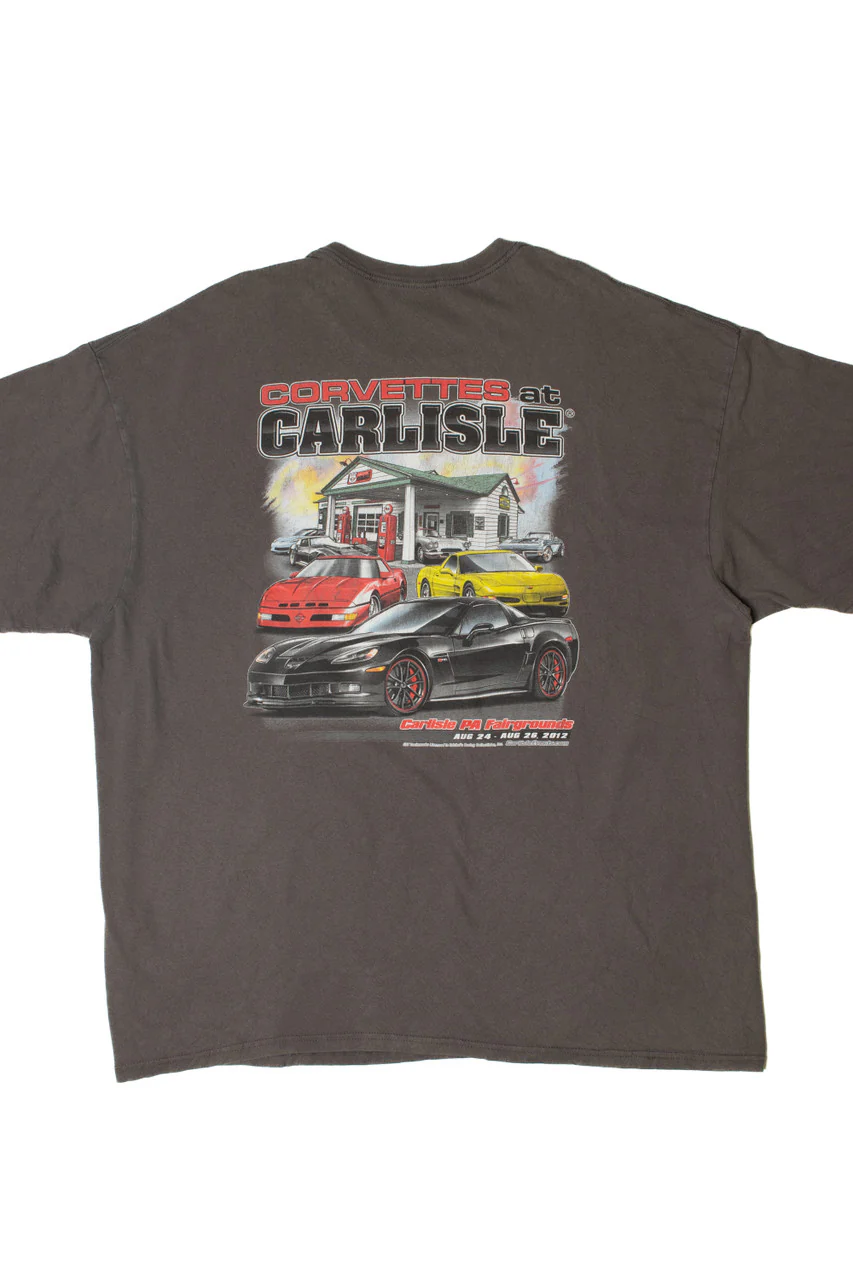 Recycled 2012 "Corvettes at Carlisle" Car Show T-Shirt - Image 3