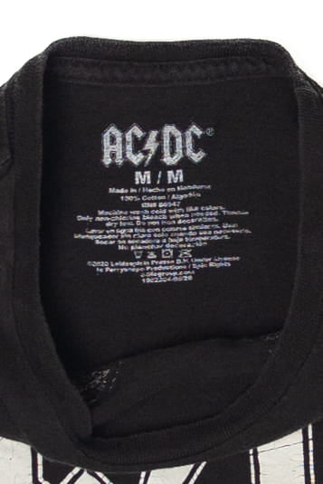 Recycled ACDC Back In Black T-Shirt (2020s) - Image 3