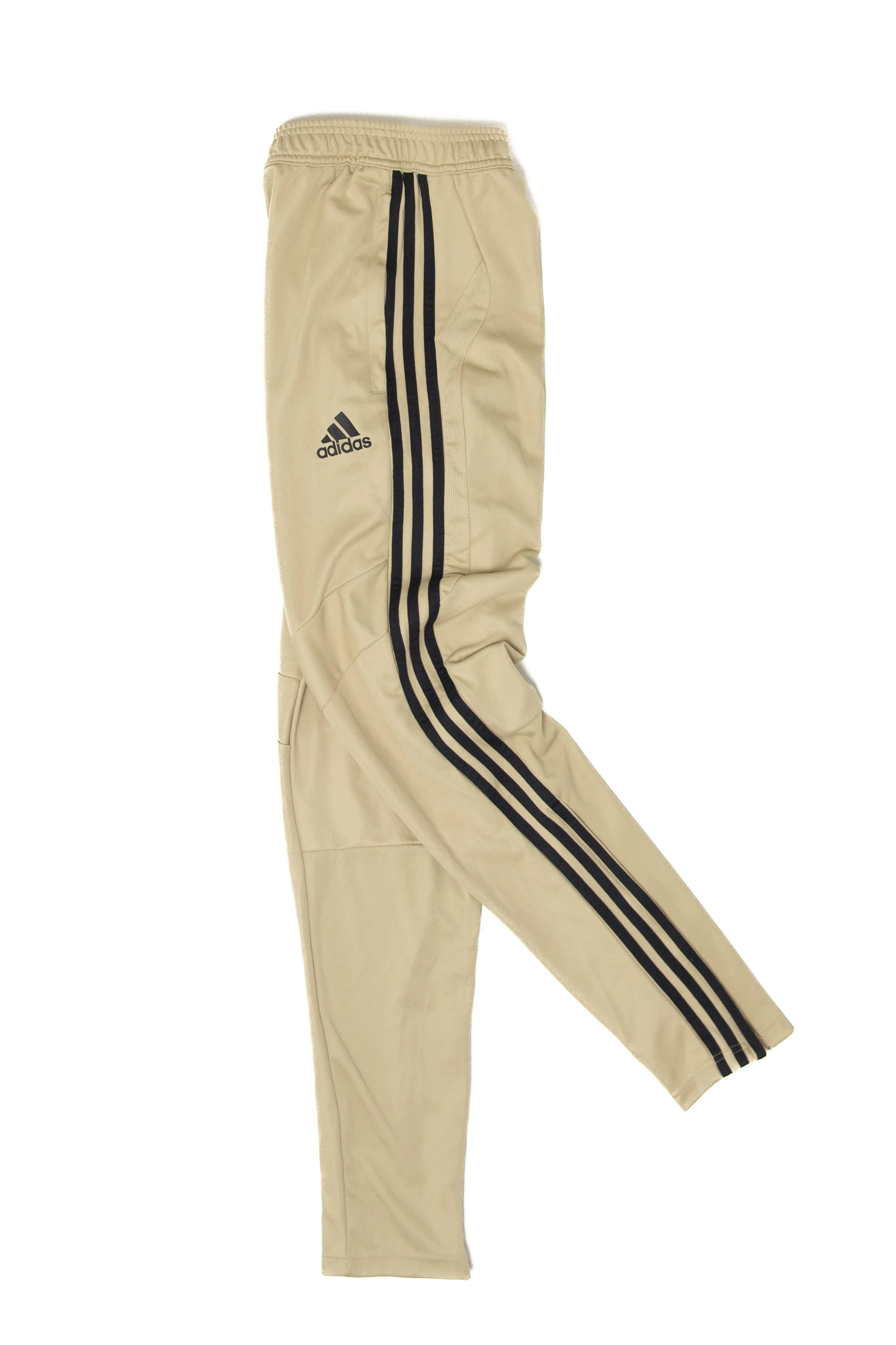 Recycled Beige Adidas Track Pants (2010s) - Image 3
