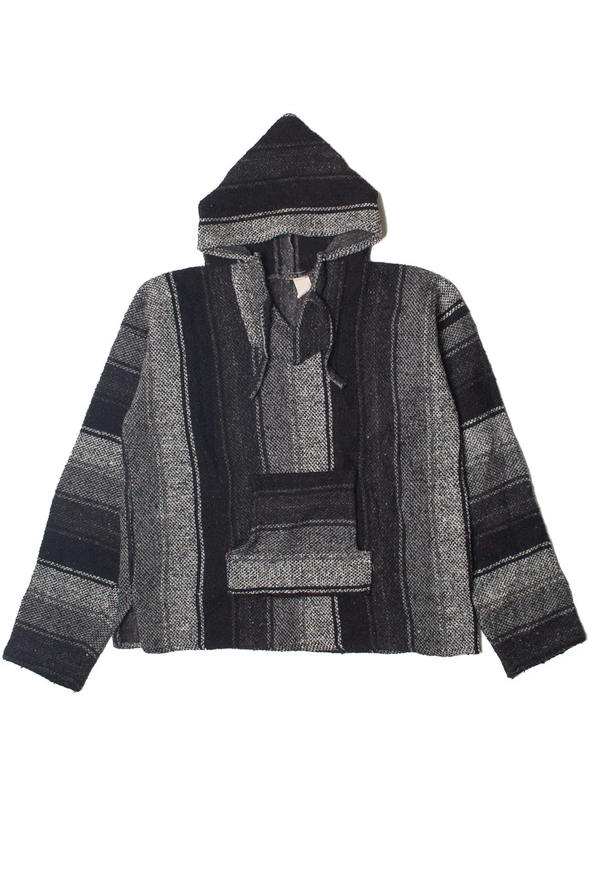 Recycled Black & Gray Baja Hoodie - Image 3