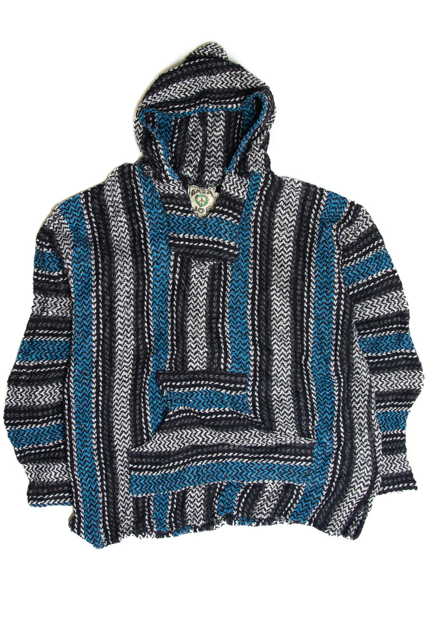 Recycled Electric Blue Baja Hoodie - Image 2
