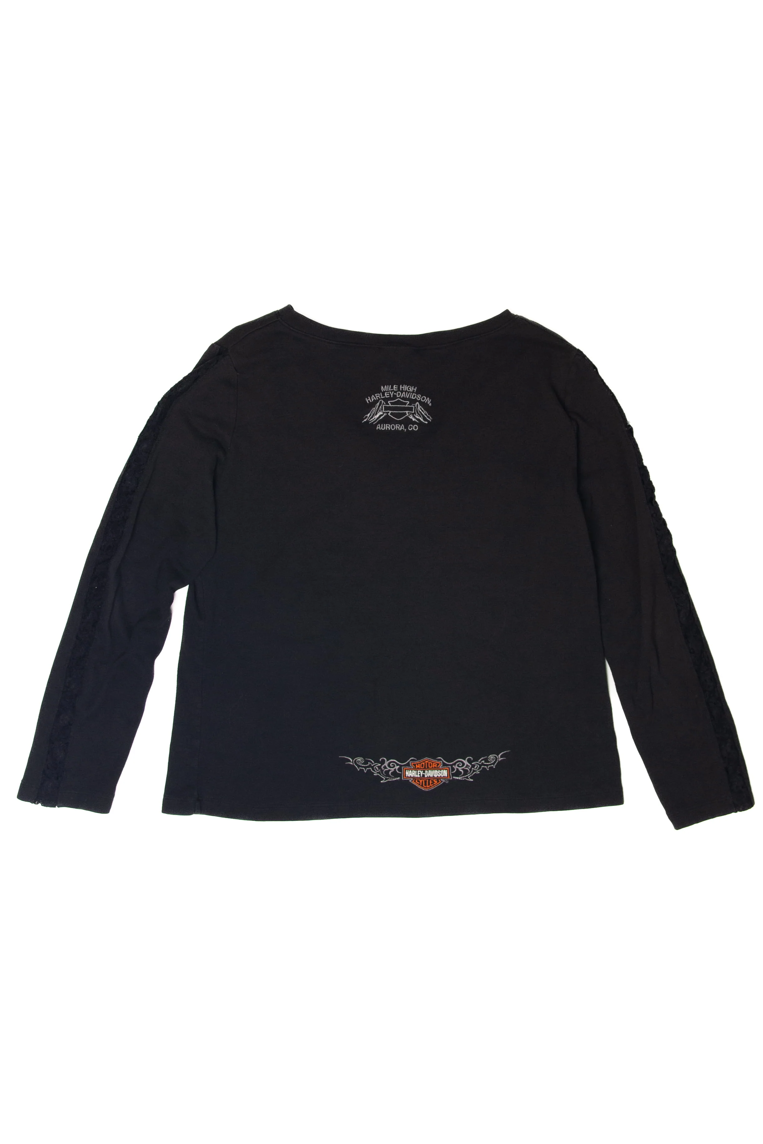 Recycled Harley Davidson Long Sleeve T-Shirt - Image 2