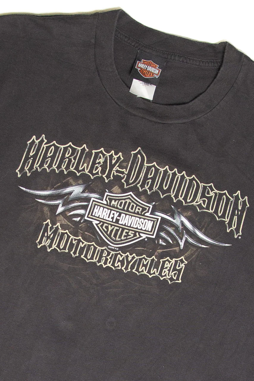 Recycled Harley Davidson Macon Georgia T-Shirt - Image 2
