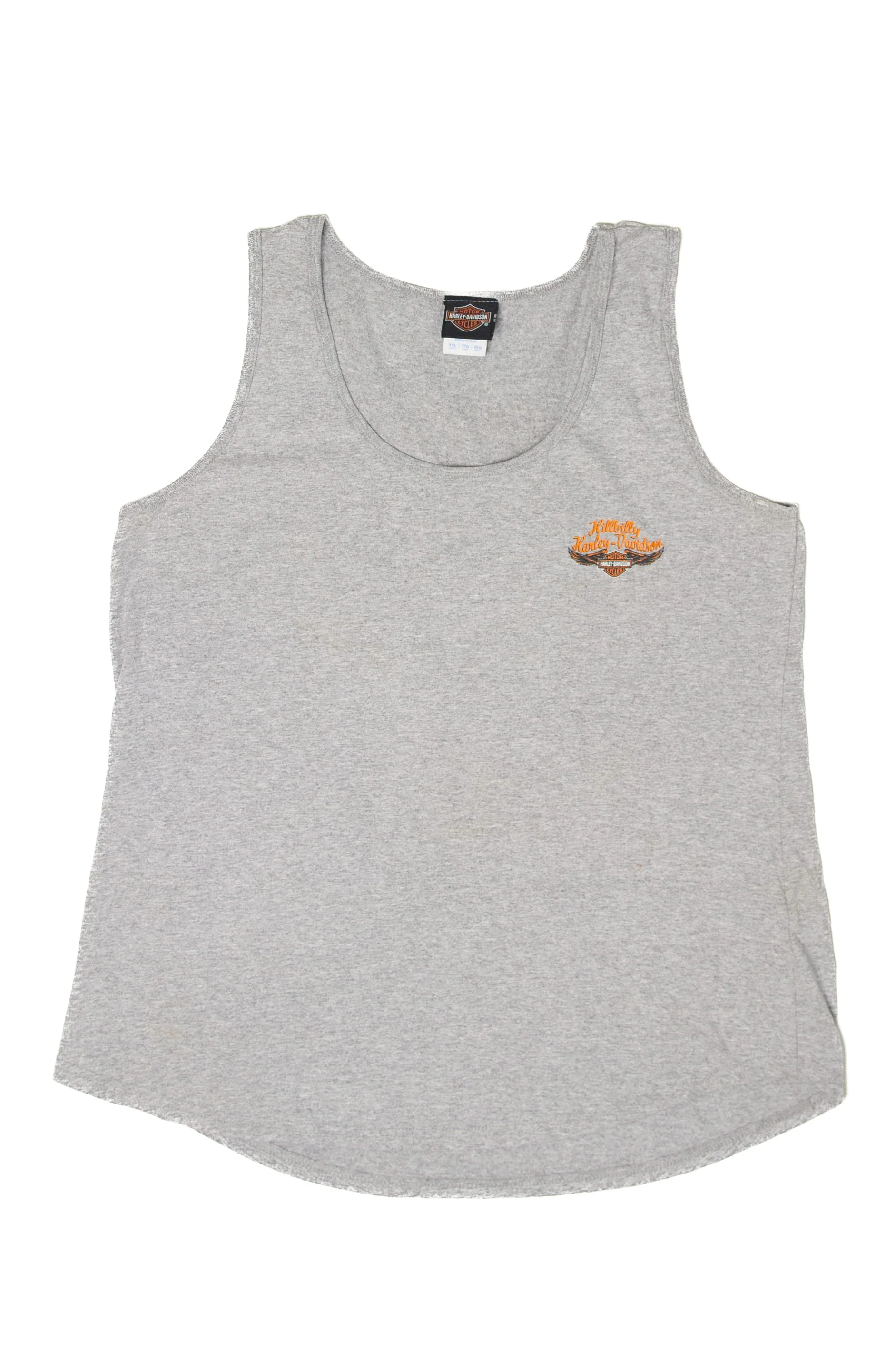 Recycled Hillbilly Harley Davidson Sleeveless T-Shirt - Image 2