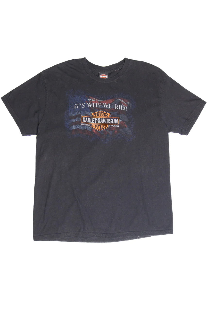 Recycled Holstein's Harley Davidson Omaha NE T-Shirt - Image 4