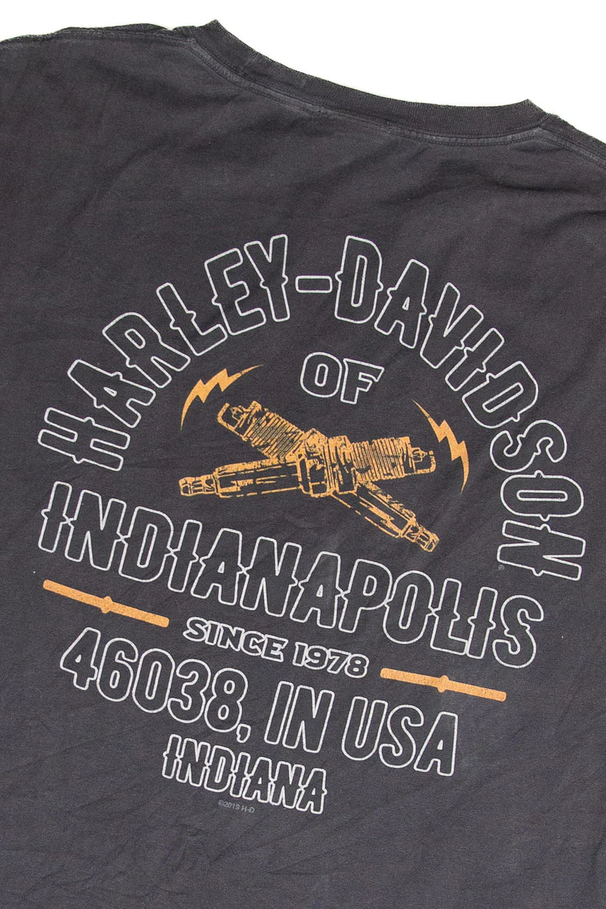 Recycled Indianapolis Harley Davidson T-Shirt - Image 3