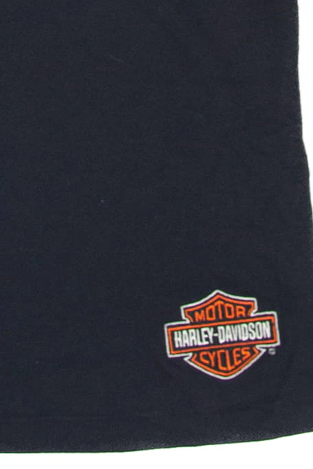 Recycled Lace Tie Biker Bob's Harley Davidson T-Shirt - Image 5