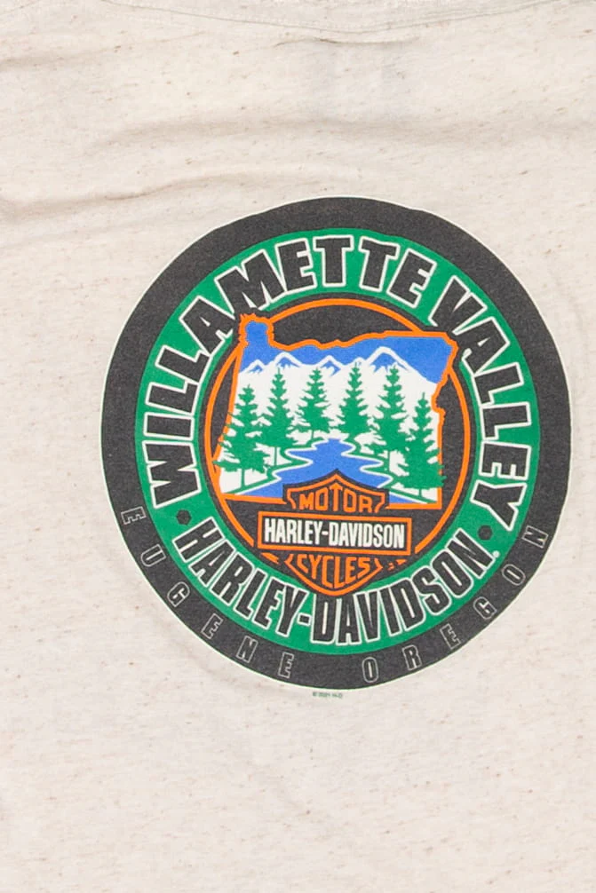 Recycled "Legendary Freedom Machine" Harley Davidson T-Shirt (2020s) - Image 4