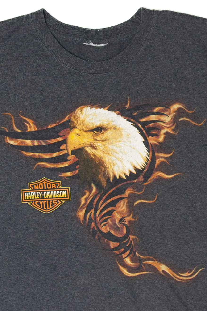 Recycled Magic City Harley Davidson Sleeveless T-Shirt (2010s) - Image 4