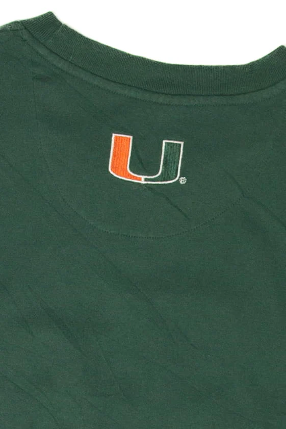 Recycled Miami U Embroidered Nike T-Shirt - Image 4