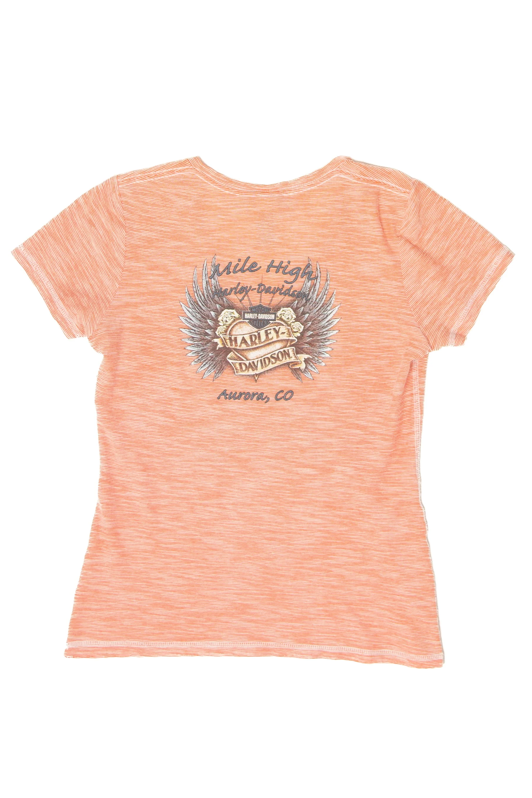Recycled Mile High Harley Davidson T-Shirt (2010s) - Image 2