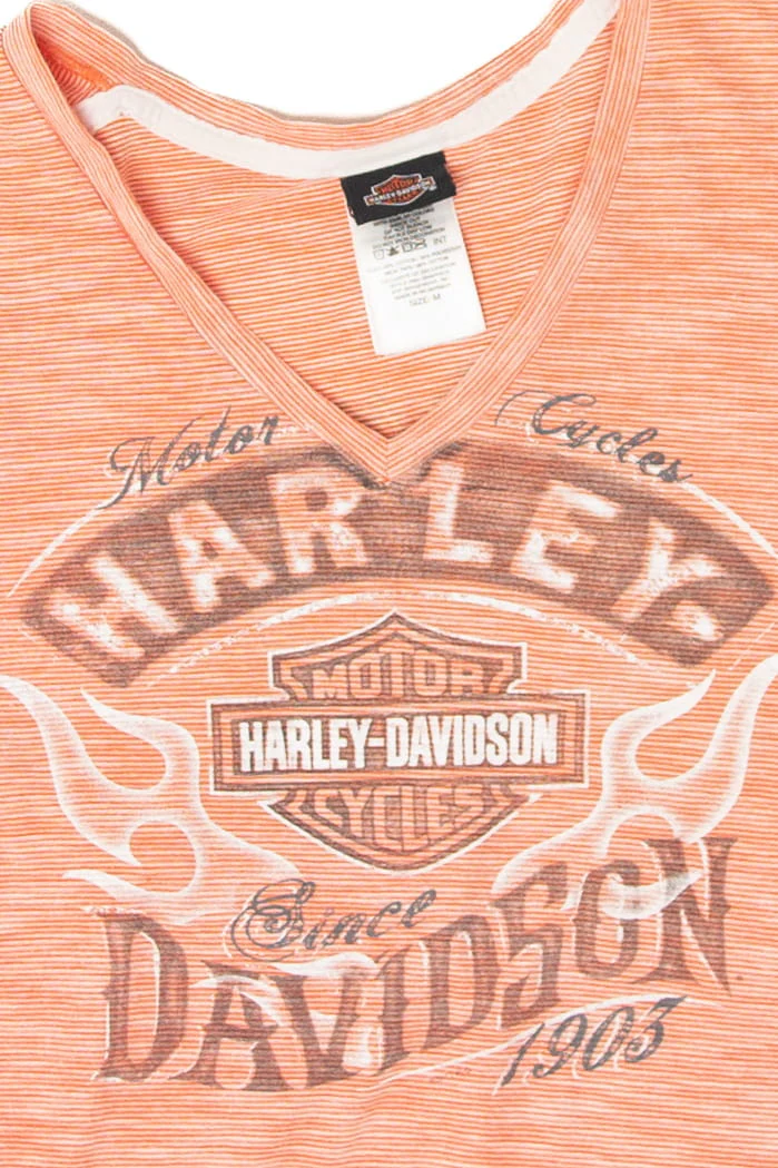 Recycled Mile High Harley Davidson T-Shirt (2010s) - Image 3