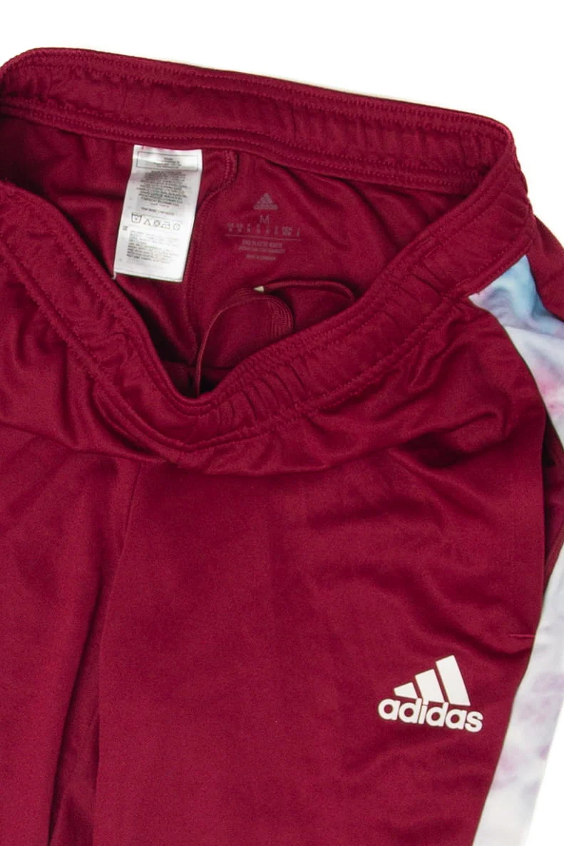 Recycled Red Adidas Track Pants 1527 - Image 4