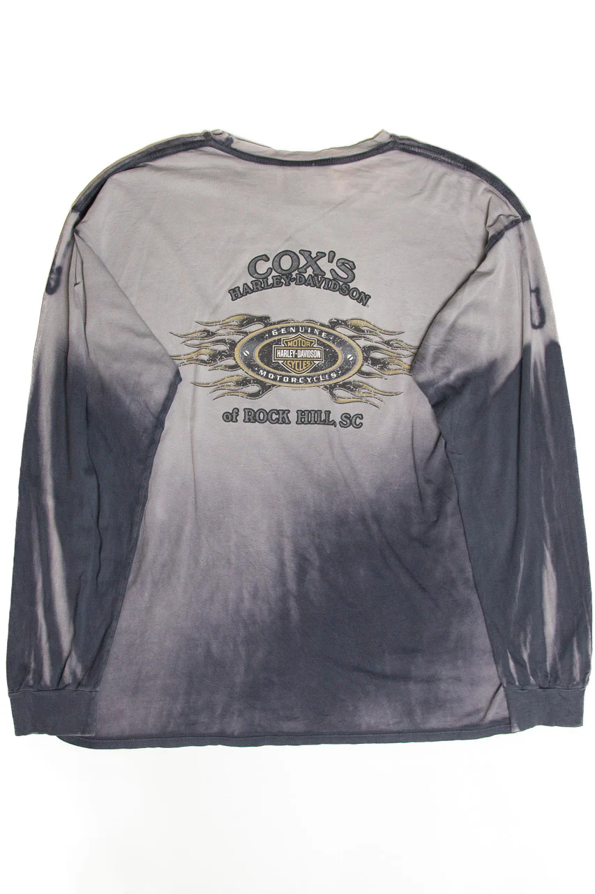 Recycled Rock Hill Harley Davidson Long Sleeve T-Shirt - Image 2