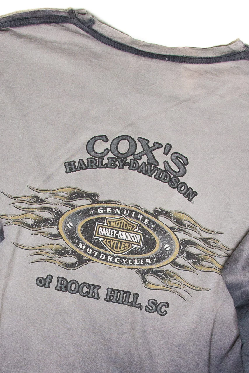 Recycled Rock Hill Harley Davidson Long Sleeve T-Shirt - Image 4