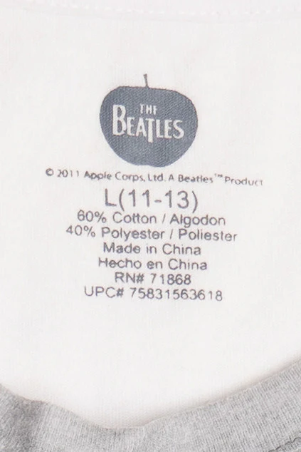 Recycled The Beatles Faded Print T-Shirt - Image 4