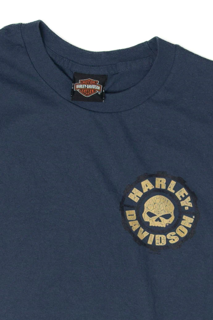 Recycled Tripp's Harley Davidson Sleeveless T-Shirt (2010s) - Image 3