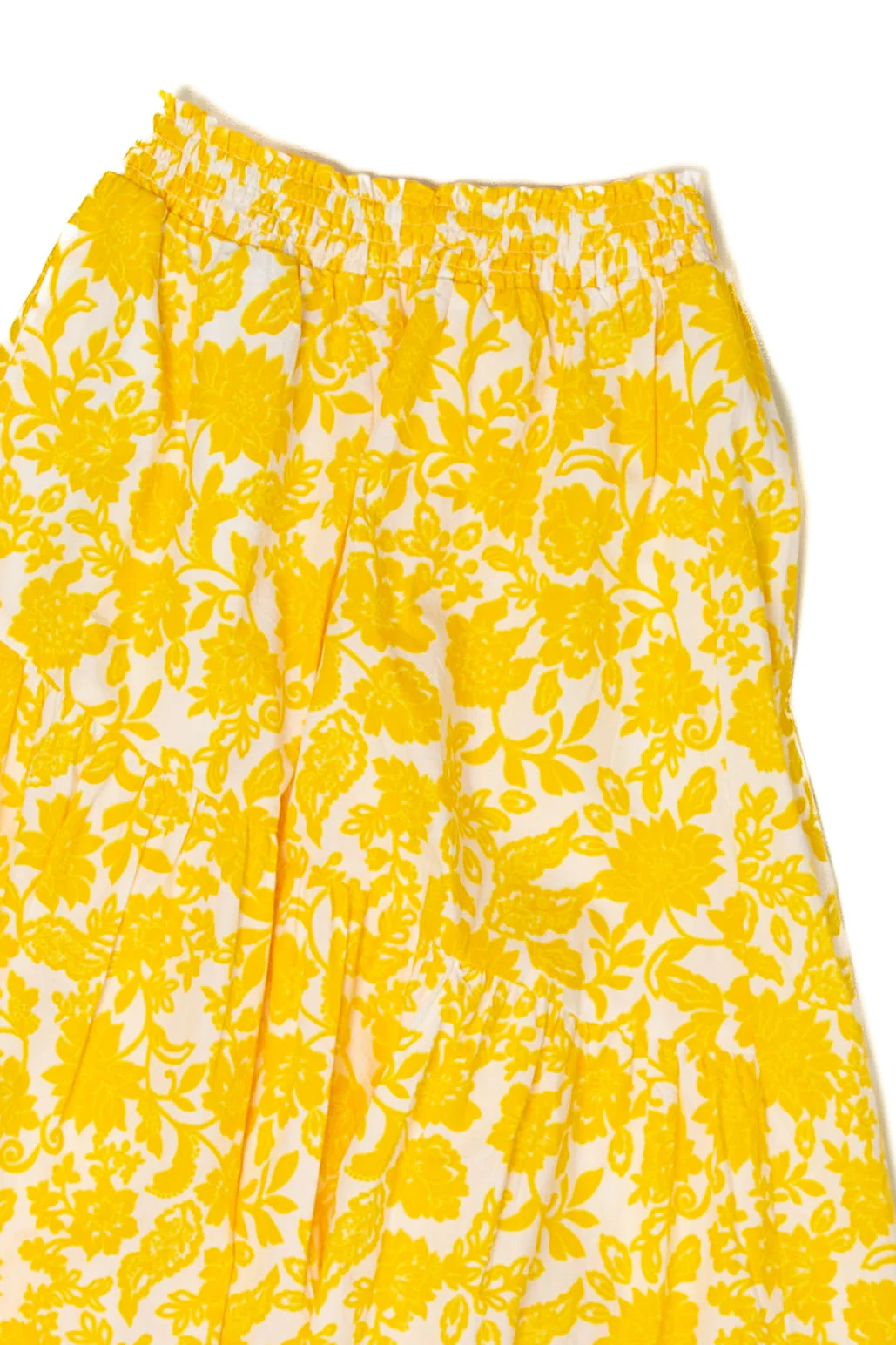 Recycled Who What Wear Yellow Maxi Skirt (2010s) - Image 2