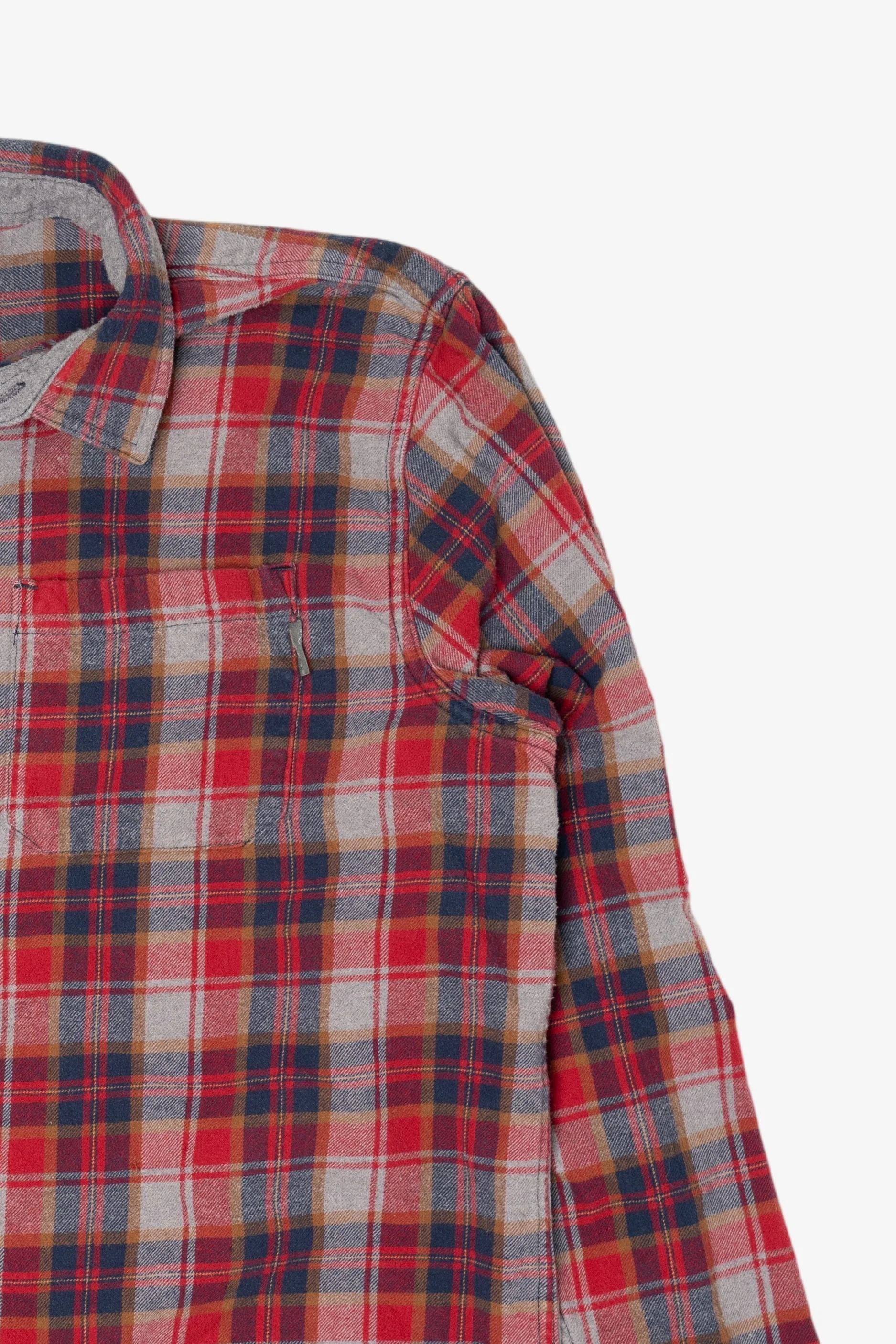Red Eddie Bauer Flannel Shirt (2010s) - Image 8