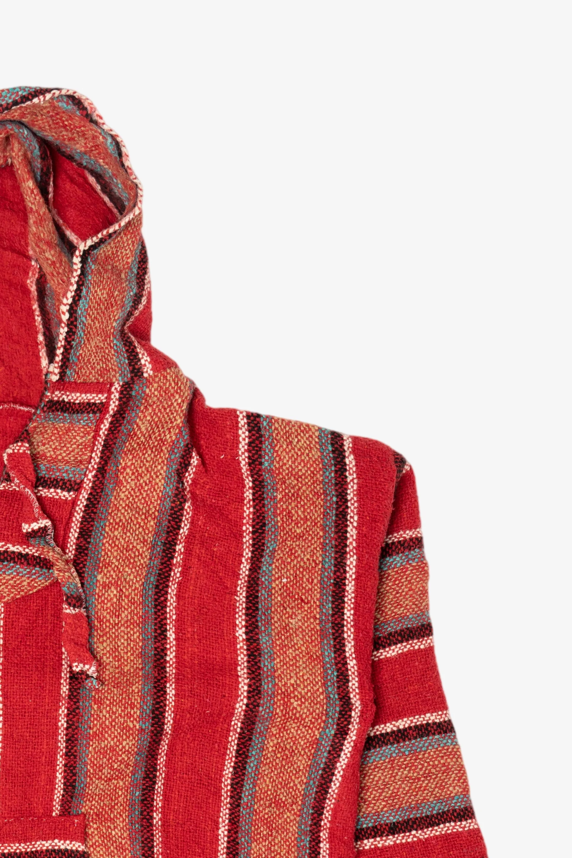 Red El Paso Saddleblanket Co. Baja Hoodie (2000s) - Image 6