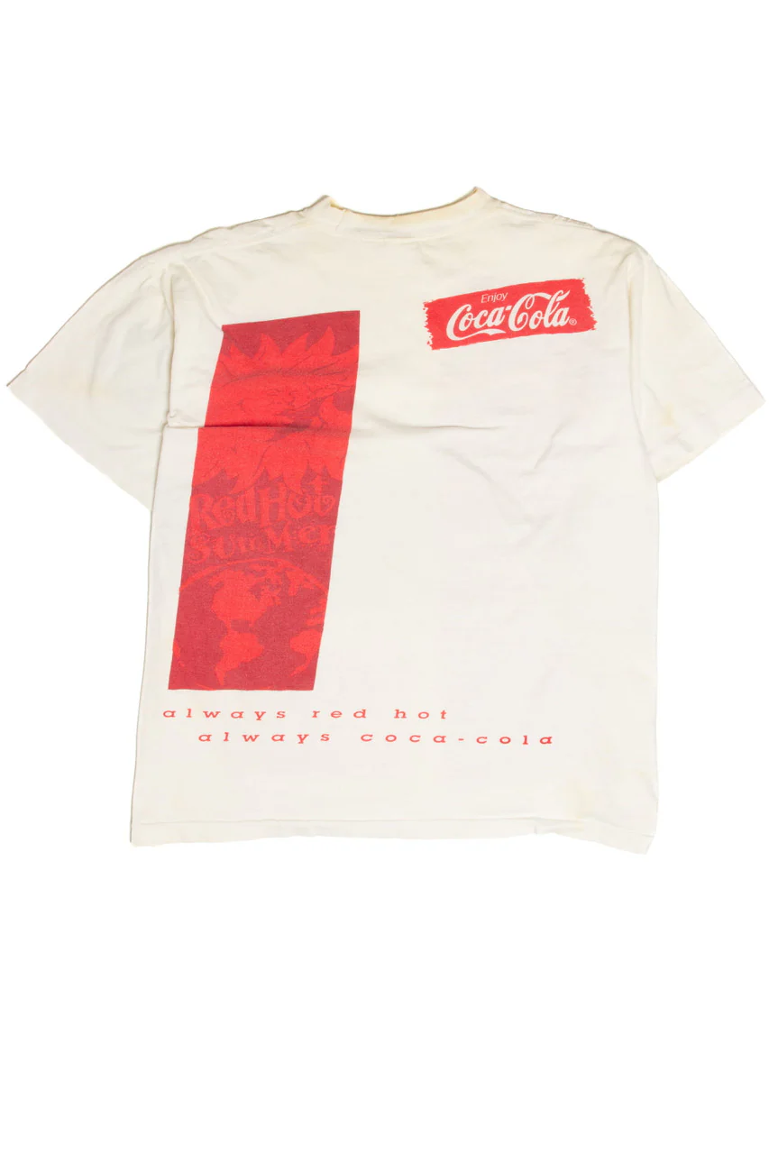 Red Hot Summer Coca Cola T-Shirt - Image 3