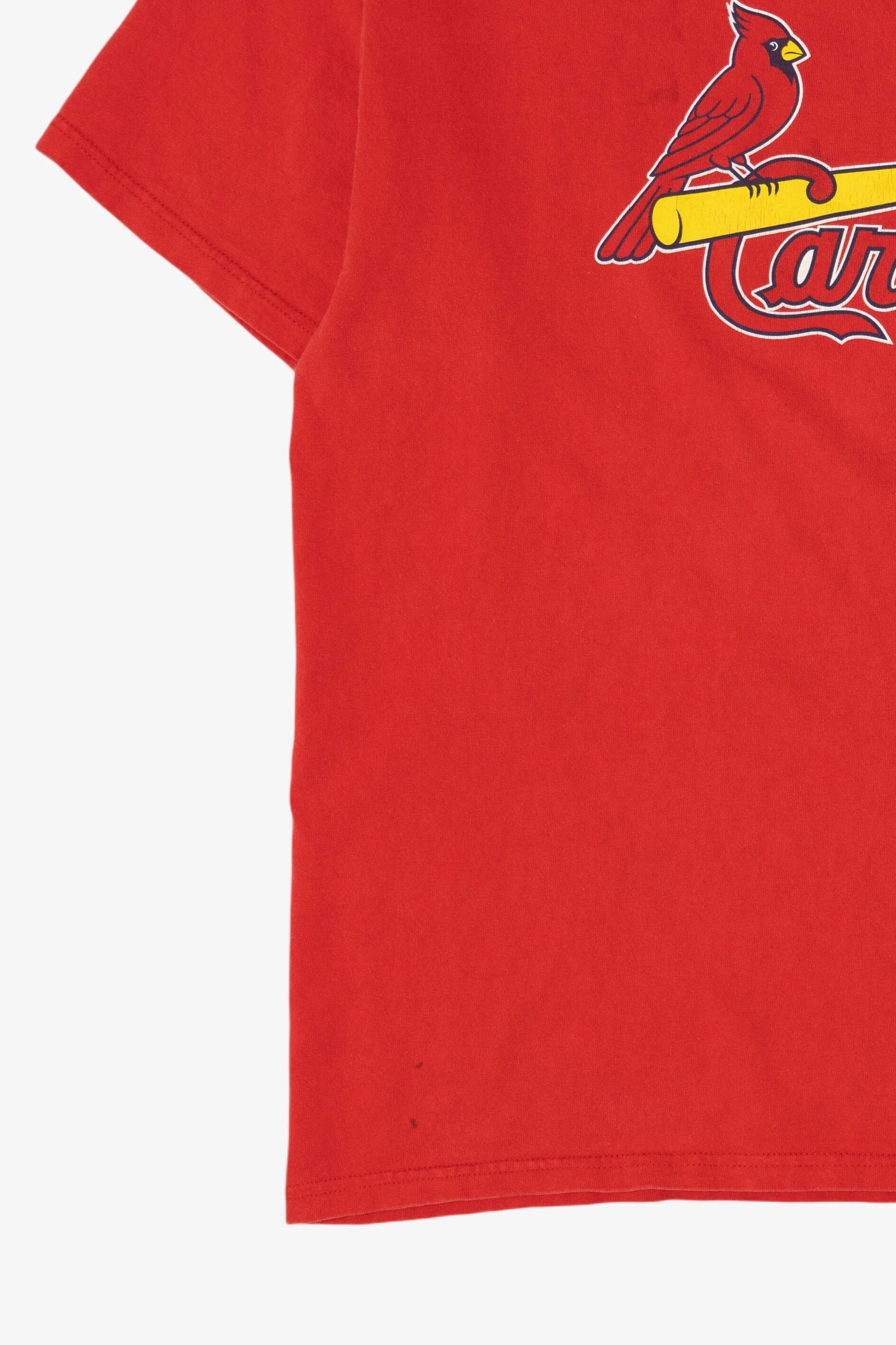 Red Majestic Cardinals Glaus #8 MLB T-Shirt (2000s) - Image 10