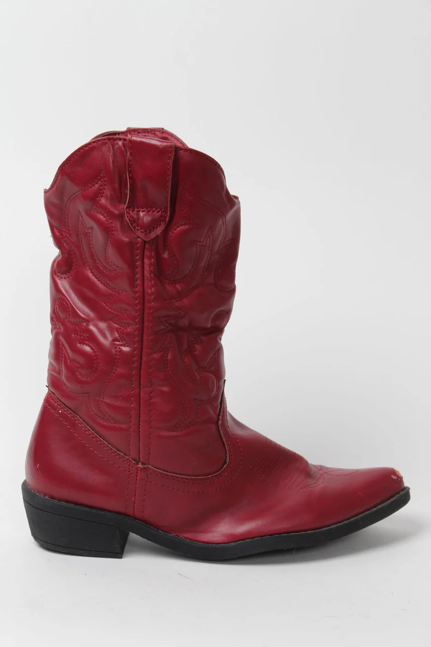 Red Rampage Cowboy Boots (Sz. 8M) 1266 - Image 4