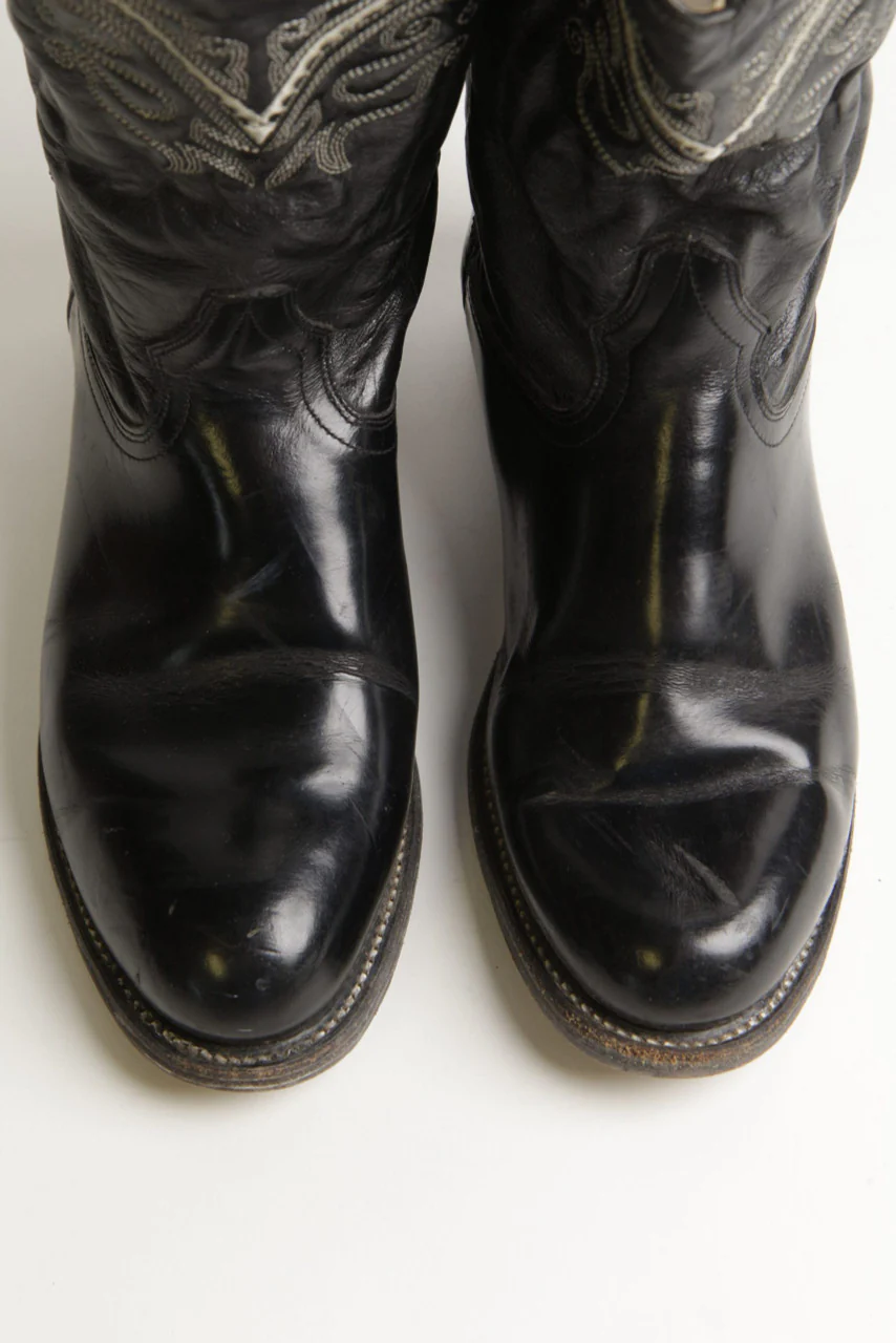 Red River Size 6 Leather Boots - Image 6
