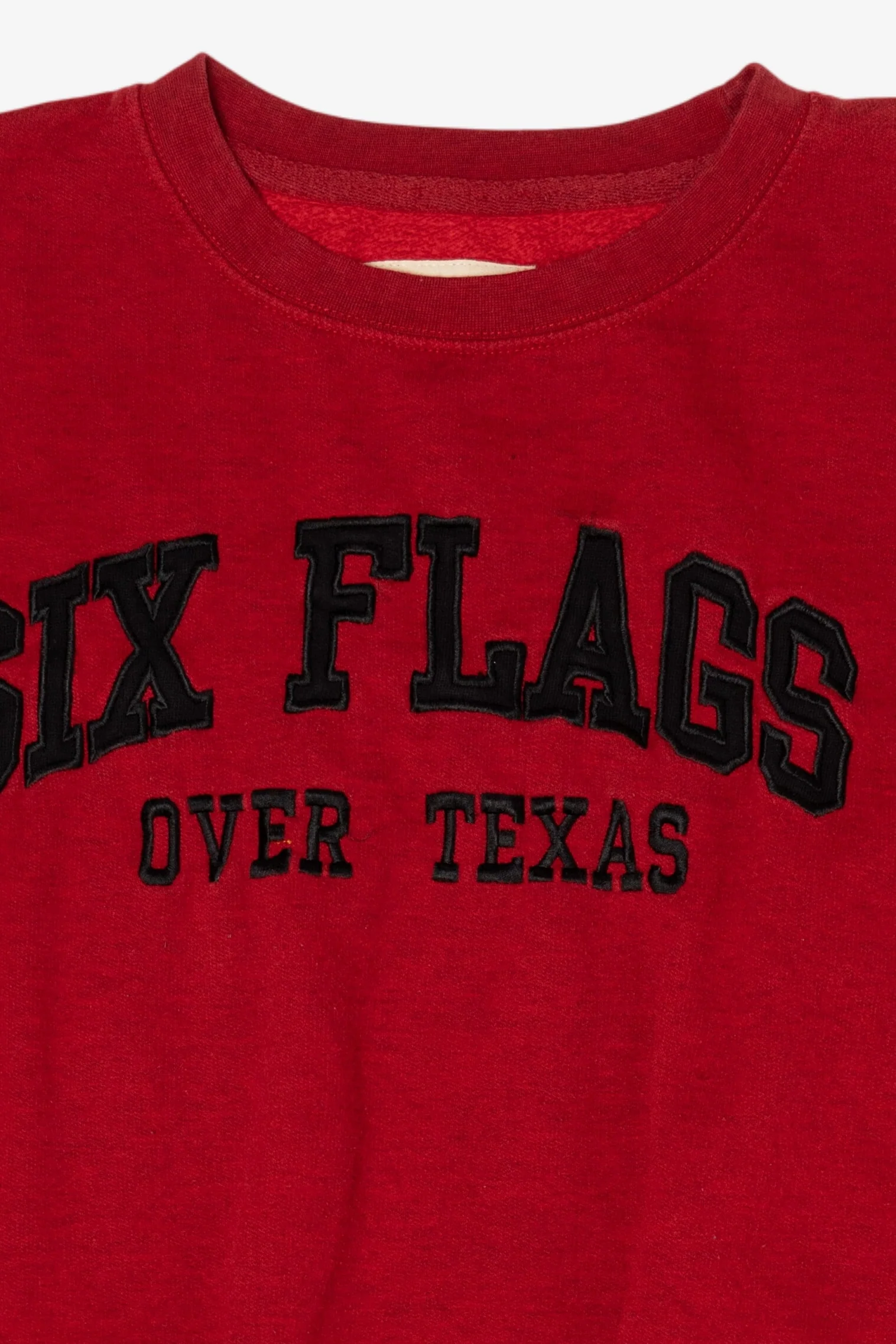 Red Six Flags Over Texas Sweatshirt (2020s) - Image 6