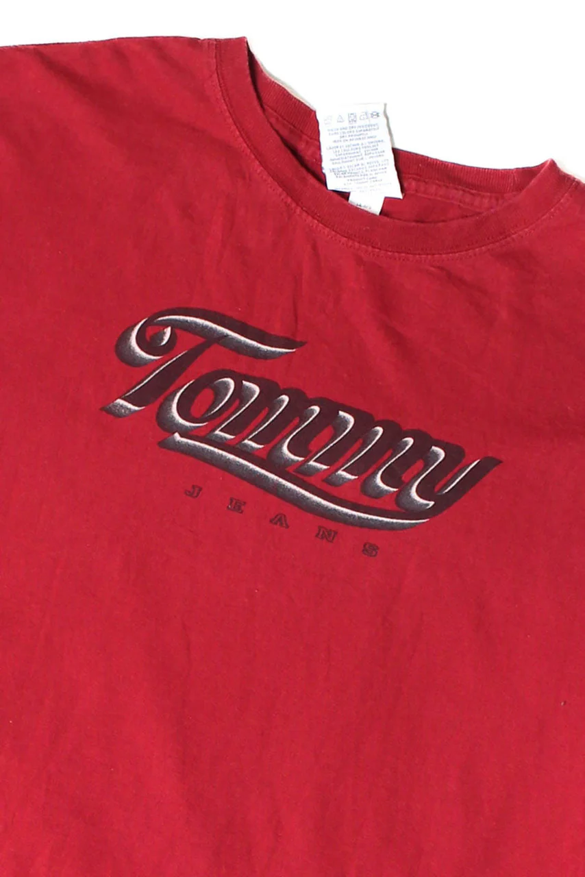 Red Tommy Hilfiger T-Shirt 1 - Image 2