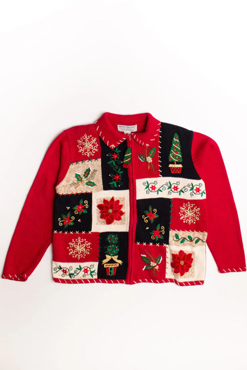 Red Ugly Christmas Cardigan 60011 - Image 2