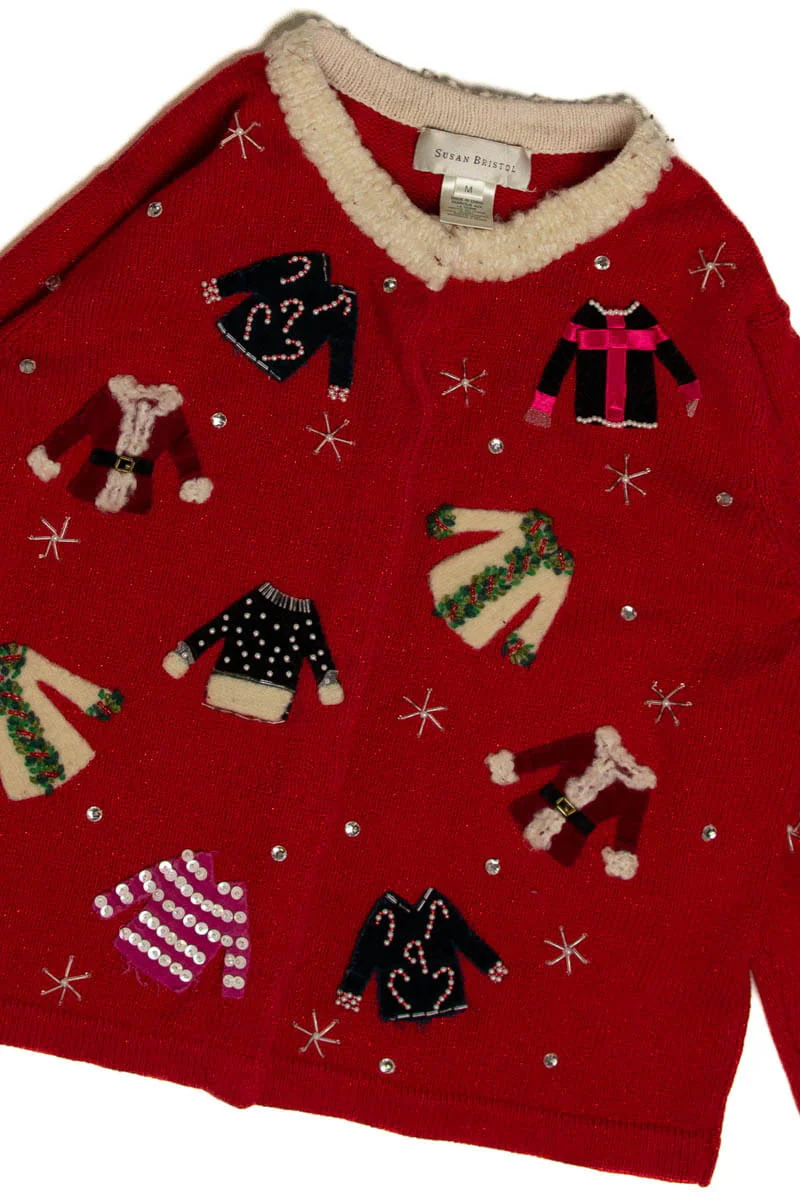 Red Ugly Christmas Cardigan 60031 - Image 2