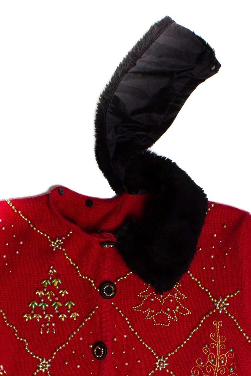 Red Ugly Christmas Cardigan 60140 - Image 2